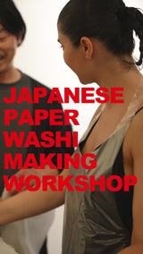 WASHI Papermaking Experience / 紙漉き体験
